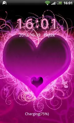 GO Locker Themes Hearts android App screenshot 1